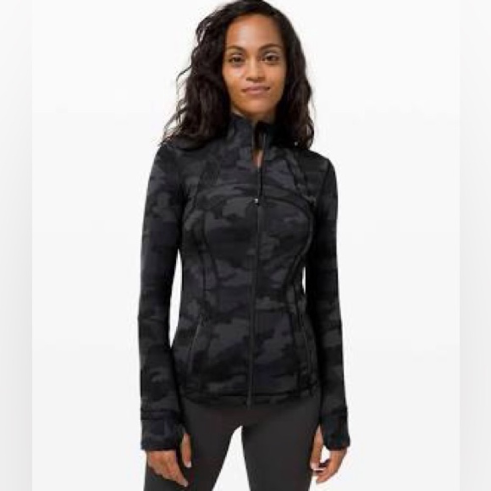 Lululemon athletica Black Camo Define Jacket
